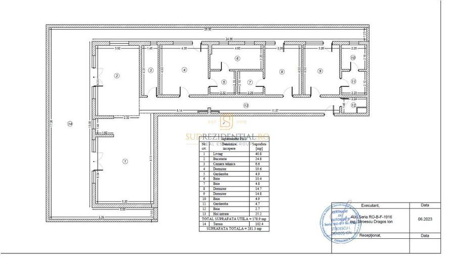 Penthouse cu 4 camere, Imobil premium,The Grand Kristal Residence City - 1