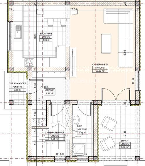 Duplex 4 camere P+1, zona Serena/Lidl - 14