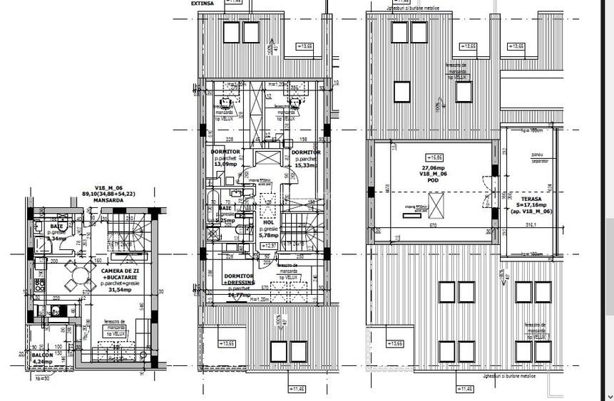Penthouse deosebit pe 3 etaje cu priveliste zona Coresi - 7