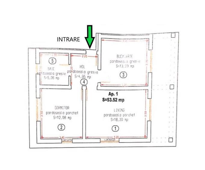 Apartament 3 camere loc de parcare curte privata Arhitectiilor Sibiu - 8