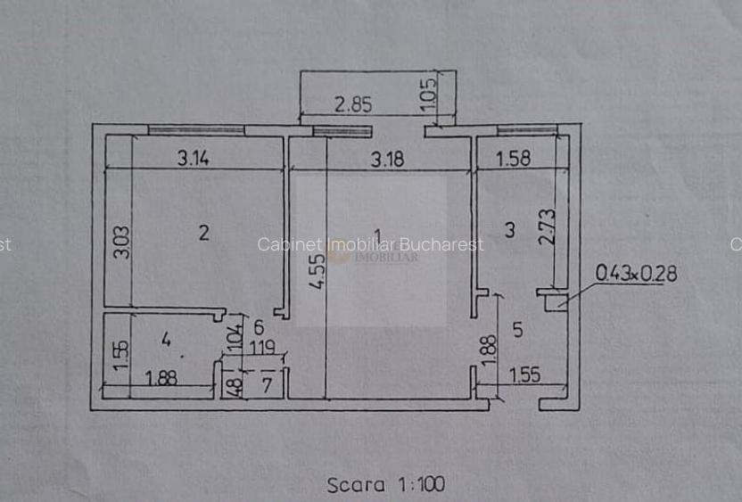 2 Camere | Etaj 2/10 | Stradal | Creditabil | M Romancierilor - 10 min - 1