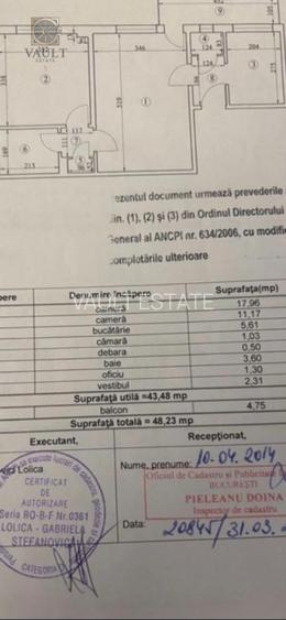 Apartament 2 camere - bloc reabilitat - zona DOMENII - 1