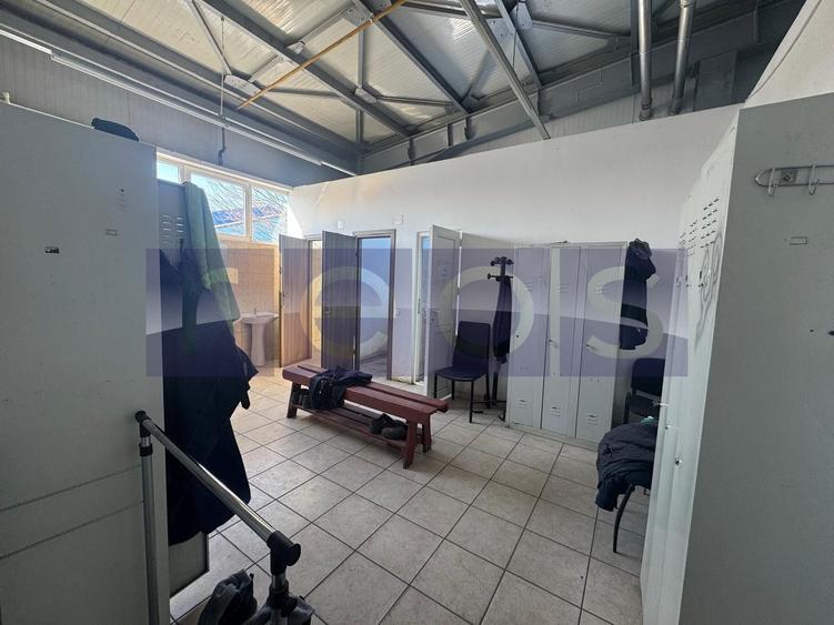 Hală industrială 774 mp cu pod rulant + aviz ISU | Crevedia | Acces DN1A | TIR - 12