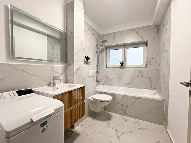 De inchiriat apartament 2 camere complet mobilat si utilat. Terasa mare.  - 7