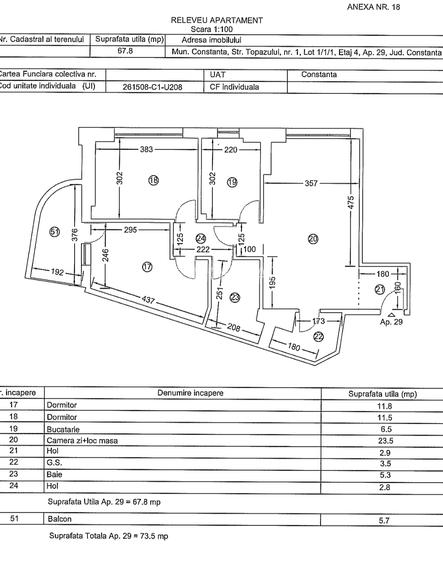 Apartament 3 camere în TOMIS TOWER, constructie 2024! - 13