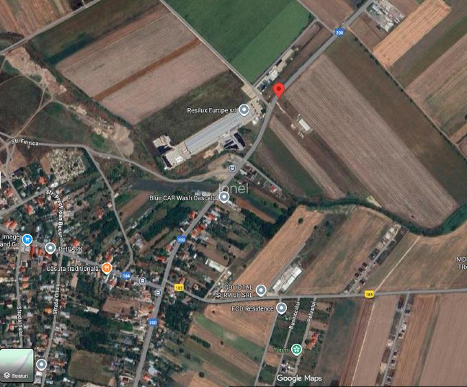 Teren intravilan 2000 mp-deschidere 27m la DJ200-Dascalu - 4