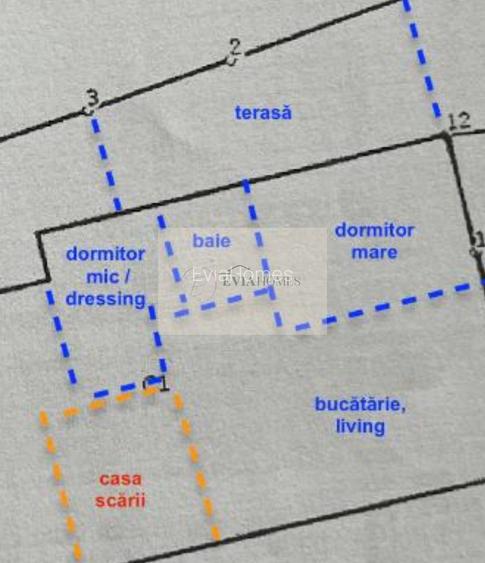 3 camere/ terasă 25 mp/ parcare/ zona Grand Hotel Italia - 1