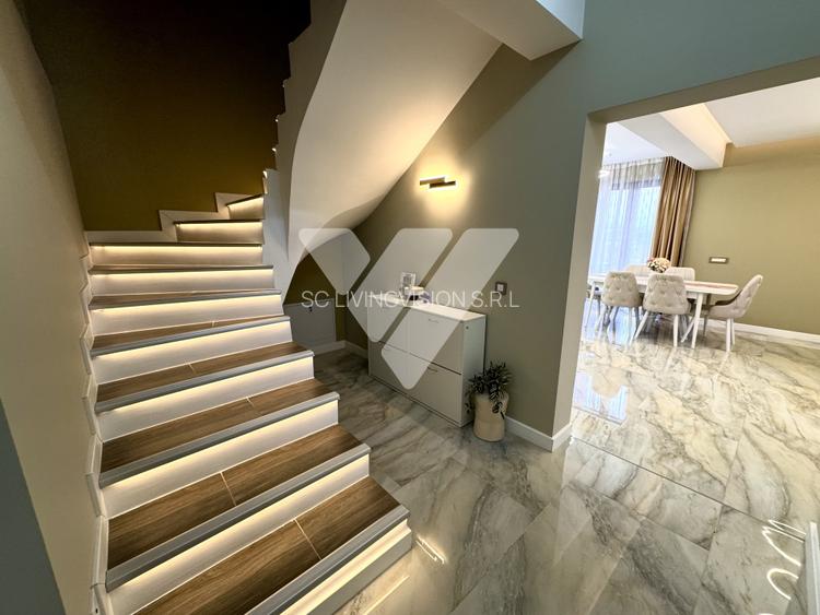 Casa moderna tip duplex 4 camere mobilata, teren 235 mp Talmaciu Sibiu - 6