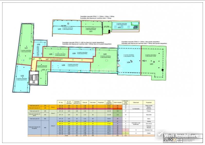 Vanzare spatiu birou 3 camere, central, zona Platinia - 11