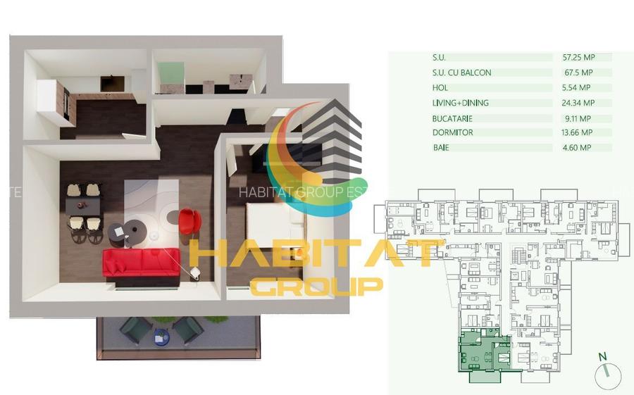 Apartament 2 camere NOU decomandat Mihai Bravu etaj intermediar - 7