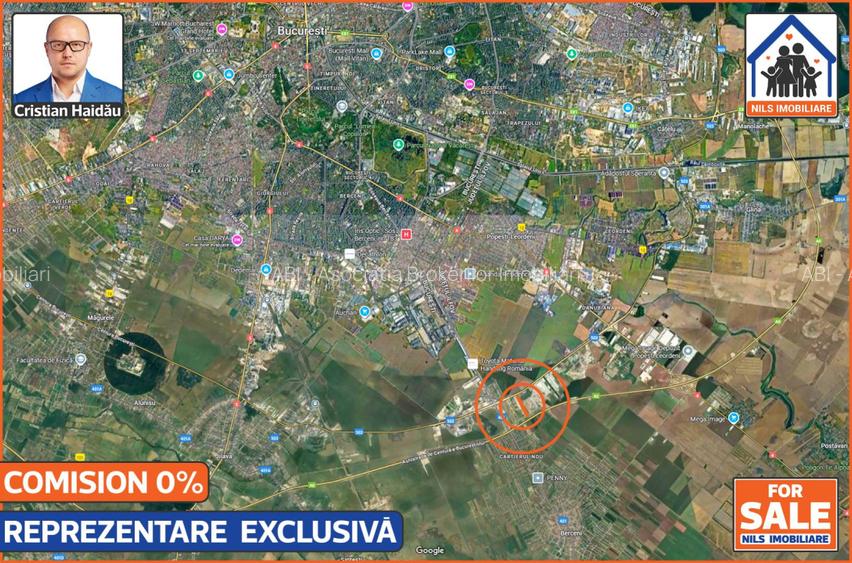 Teren 20k mp intravilan situat intre centura si A0 - Berceni IF - 7