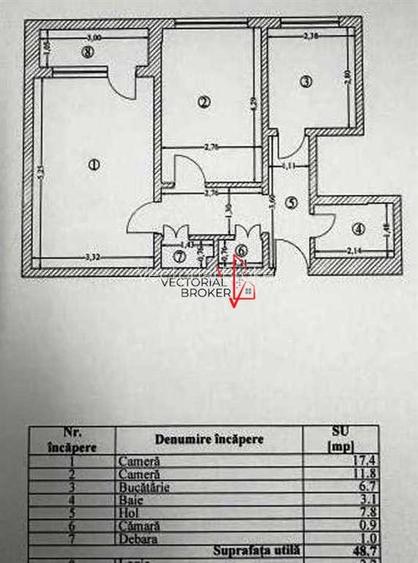 IRIS MALL(AUCHAN) / 2 CAMERE DECOMANDAT - 10