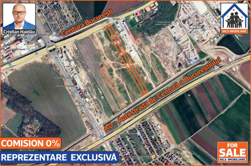 Teren 20k mp intravilan situat intre centura si A0 - Berceni IF