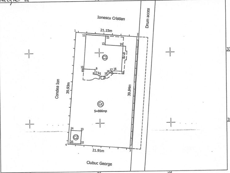 Casă individuală - 860 mp teren, 4 dormitoare si birou - 1