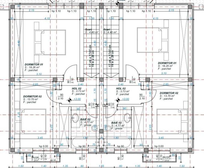 Duplex modern cu 4 camere -Mosnita Noua  - 12