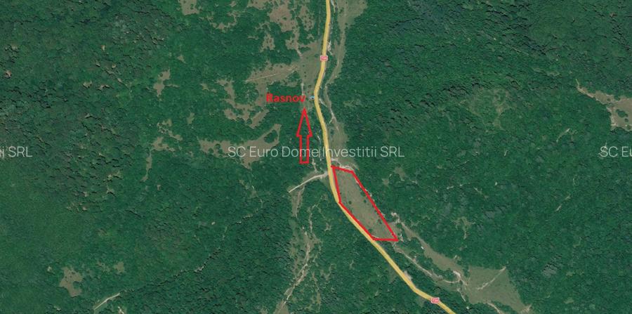 Teren plat cu front mare la DN73A Rasnov- Predeal - 3