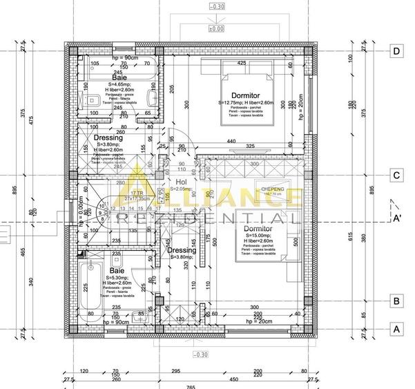 Str.Sperantei - BERCENI - Casa 4 camere/3 bai - 285mp teren