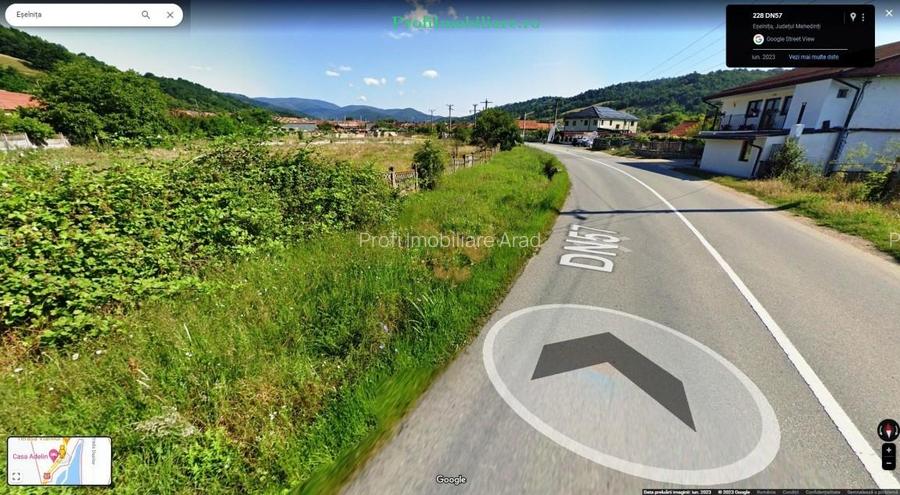 Teren 7.000mp intravilan construibil, front 160ml DN57- Eselnita, la Dunare - 6