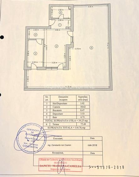 Studio | Parcare subterana | Terasa 77mp | 850 m Metrou Gorjului - 10