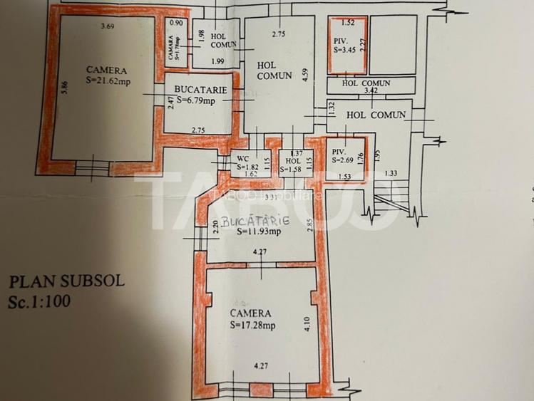 Apartament de vanzare cu 2 camere in zona Centrul Istoric din Sibiu - 1