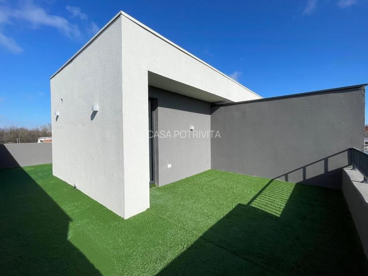 Doar sa vii cu mobila! Vila P+2+3-terasa, amenajata la cheie, parcare,TVA inclus - 47