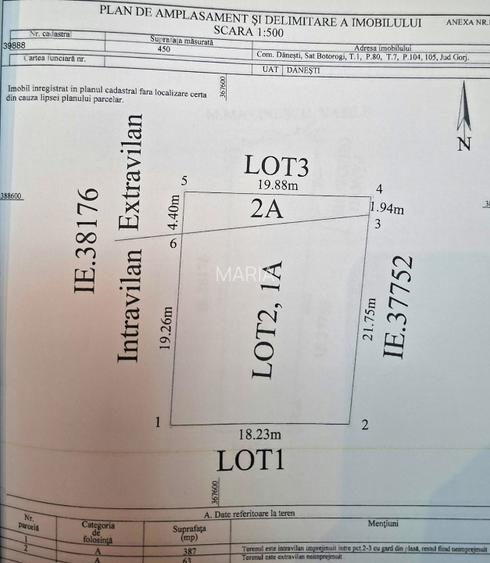 Parcele teren de 450 mp intravilan și 1871 mp extravilan - 4
