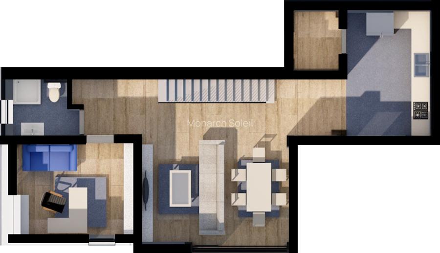 Monarch Soleil  - parchet , usi interioare, tamplarie din lemn natural - 5