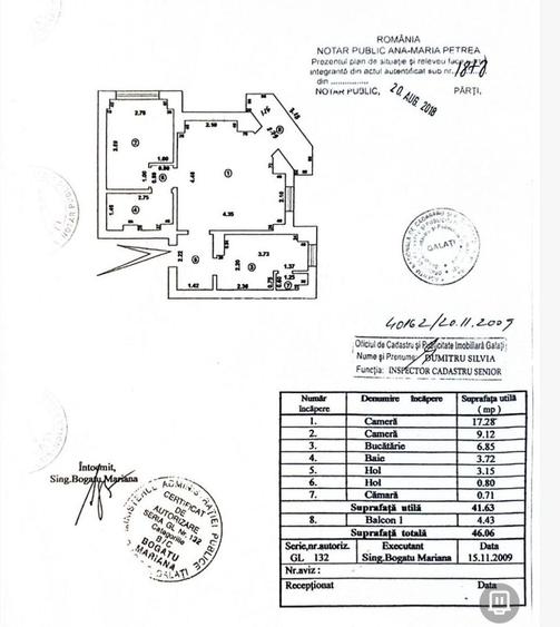 De vanzare apartament cu 2 camere Mazepa 2, 62.000 euro - 5