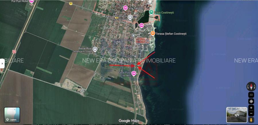Teren de vanzare 950 mp - zona Golful francez - Costinesti - 2