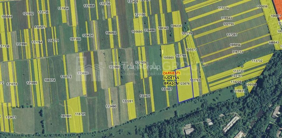 Teren intravilan, 7838 mp, cu priveliște superbă spre munți – Zărnești - 11