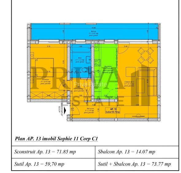 Apartament premium 2 camere, 54 mp, Giroc - 18