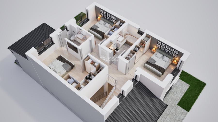 Duplex modern 116 mp | 5 camere | Teren 306 mp | Șura Mica - 3