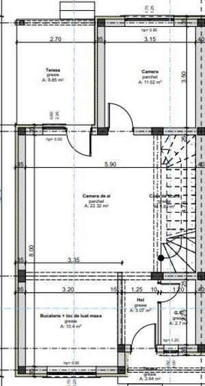 Sacalaz, 1/2 Duplex pe Etaj, 4 Camere,2 Bai,Terasa Acoperita - 21