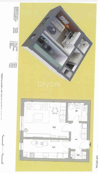 Intabulat-Apartament nou 1 camera Palas Campus - 14