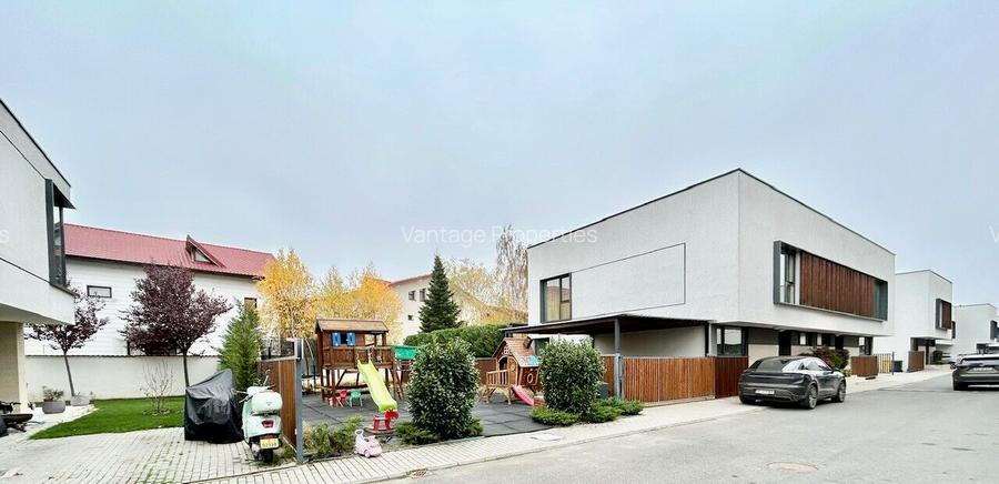 Vila moderna, complex rezidential cu acces controlat, loc de joaca, zona Pipera - 22