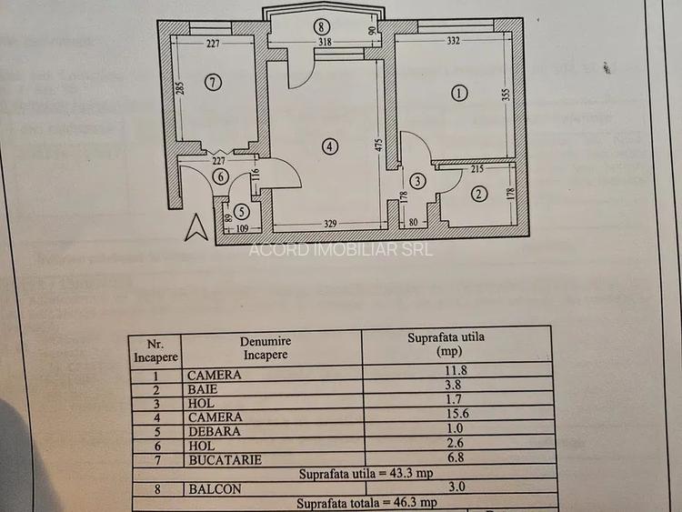 Apartament 2 camere zona Tomis III - 8