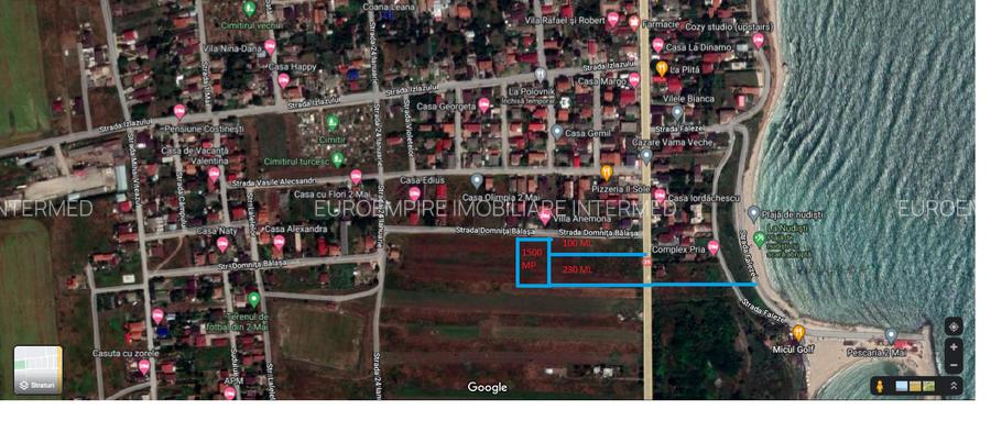 Teren intravilan  litoral Statiunea 2Mai - 9