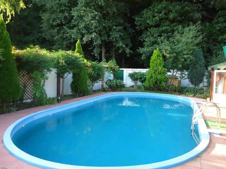 Vila piscina superba gradina matura cu iesire directa la padure - 8