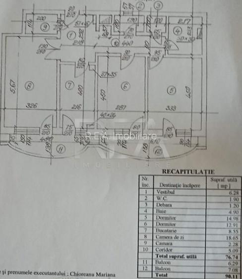 Apartament 3 camere  - 14