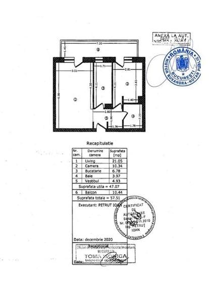 Apartament 2 camere, Hercesa Vivenda, terasa 10 mp, parcare - 15