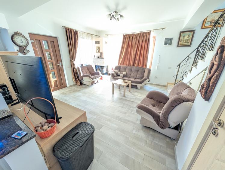 Casa individuala 4 camere 100mp | 0 Comision | Tunari | mobilat utilat | semineu - 42