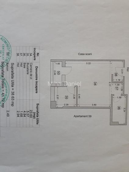 Garsoniera bloc nou lipit de Parc Tineretului. Centrala gaze. Direct proprietar. - 8