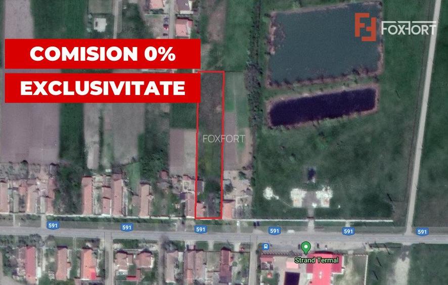 COMISION 0% Teren intravilan 2978 mp la sosea | Sanmihaiu German - ID V5613 - 5