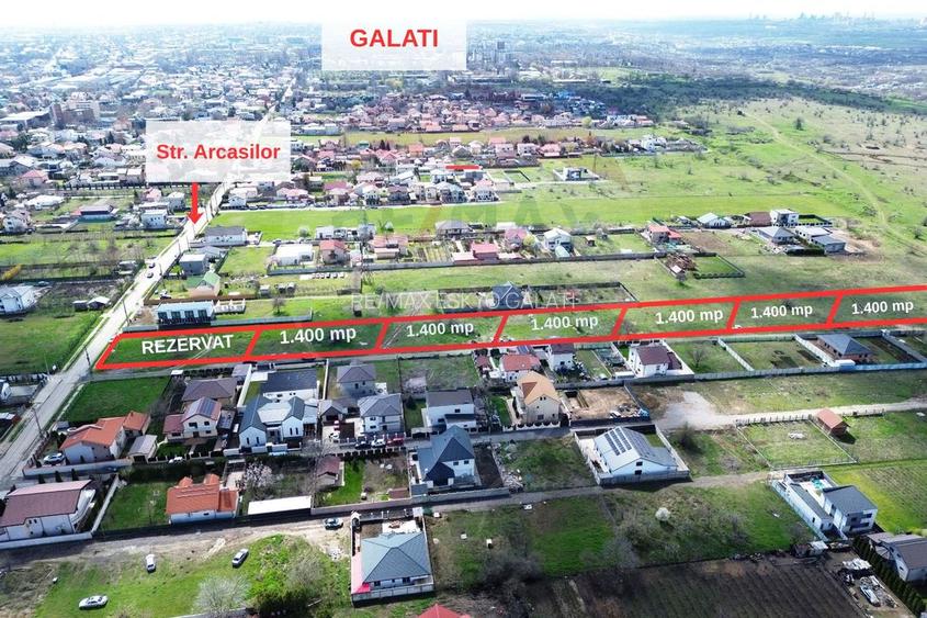 Teren intravilan de vânzare  zona Arcașilor I Galați - 3