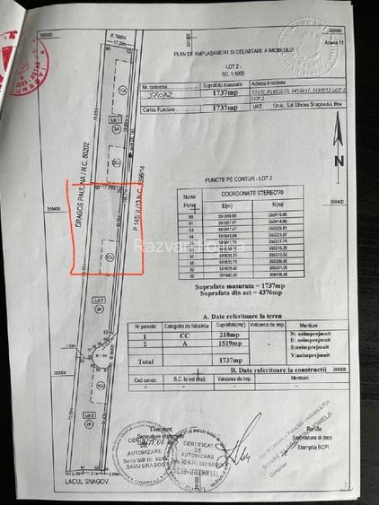 Teren intravilan Silistea Snagovului 500 mp - 5