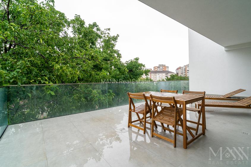 Apartament 2 camere, terasa | De închiriat | Bloc Verde, str. Clujului - 8