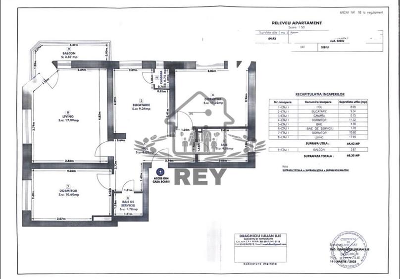 Apartament 3 camere | Etaj 1 | Turnisor - 1