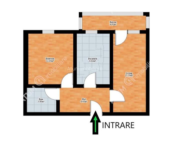 Apartament 2 camere balcon loc parcare in zona Tiglari Deventer Sibiu - 6