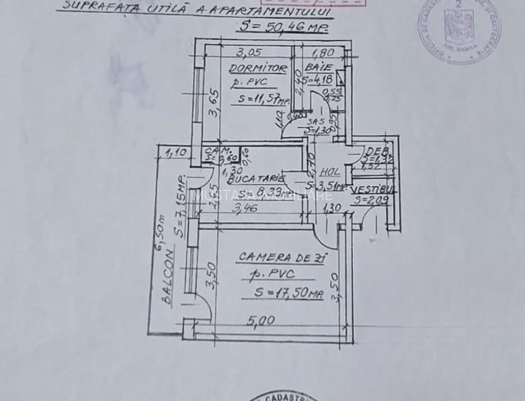 Apartament 2 camere decomandat, Radu Negru. - 2