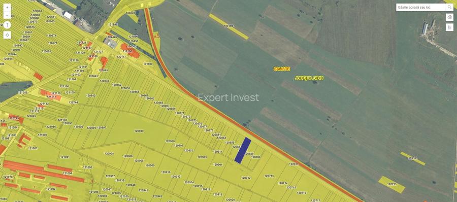 Teren intravilan 3.000 mp intre Saliste si Sacel / jud. Sibiu - 2